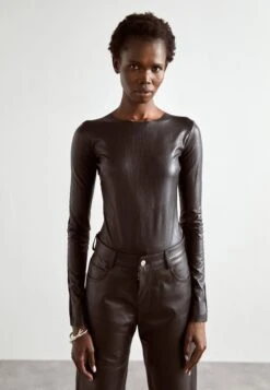 MM6 Maison Margiela T-Shirt À Manches Longues - Black