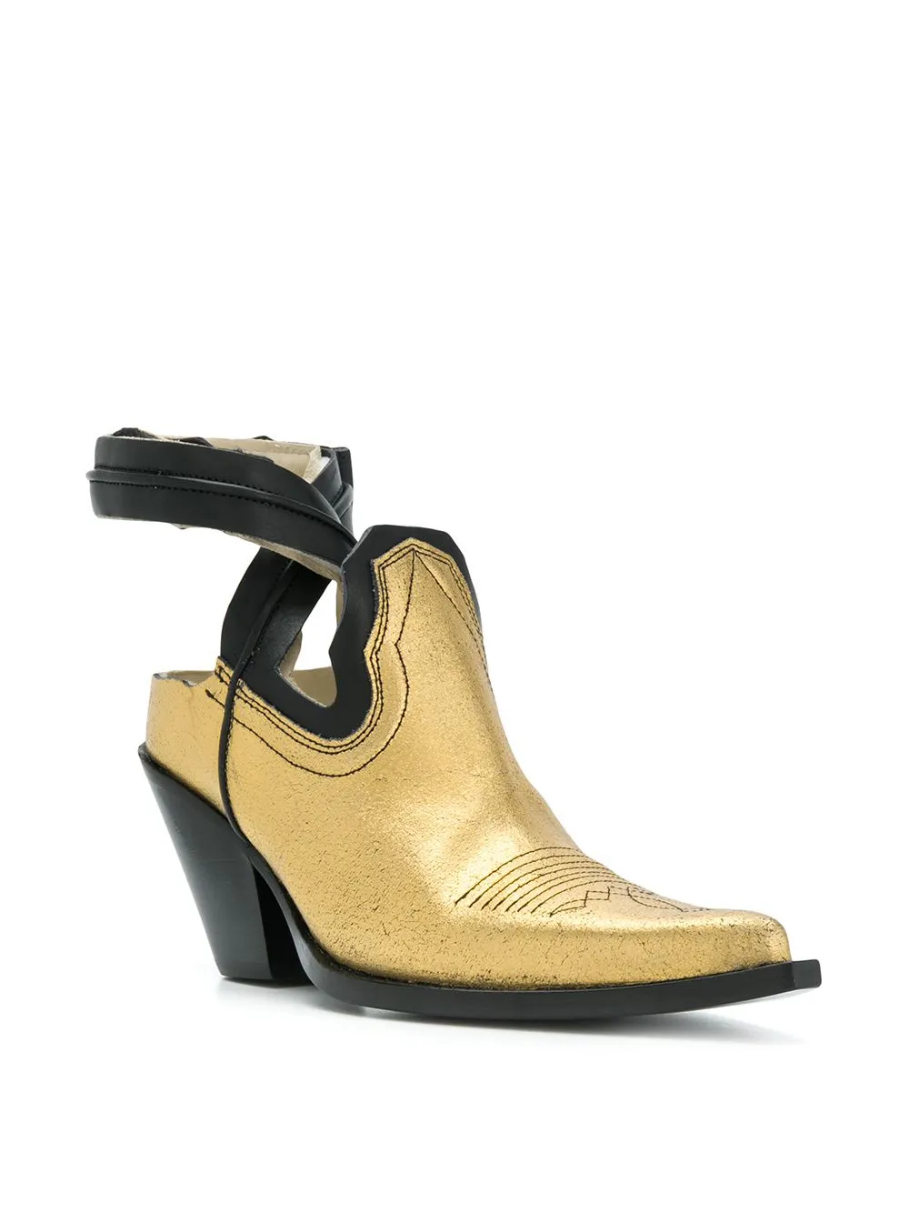 Femme Maison Margiela Bottines D'inspiration Western à Découpes 2 Femme Maison Margiela Bottines D'inspiration Western à Découpes – Image 2