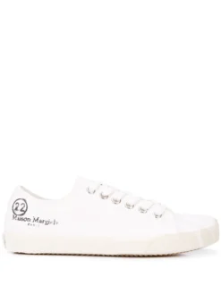Femme Maison Margiela Baskets Tabi à Effet Taches De Peinture