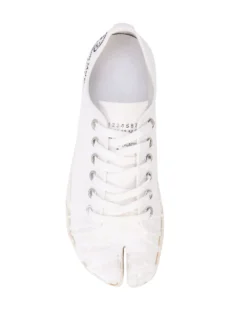 Femme Maison Margiela Baskets Tabi à Effet Taches De Peinture -Épure Mode Promos Boutique 14253355 20382525 1000