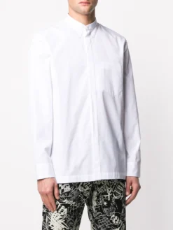 Homme Maison Margiela Chemise à Col Montant Cousu 7 Homme Maison Margiela Chemise à Col Montant Cousu -Épure Mode Promos Boutique 14702530 23894157 1000