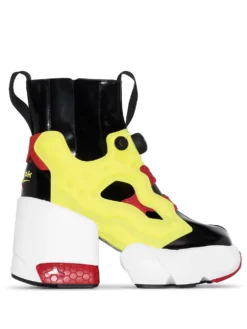 Femme Maison Margiela X Reebok Bottines Tabi Instapump Fury Hi