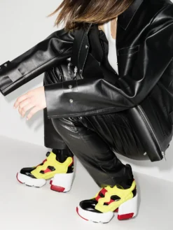Femme Maison Margiela X Reebok Bottines Tabi Instapump Fury Hi -Épure Mode Promos Boutique 15466930 29623307 1000