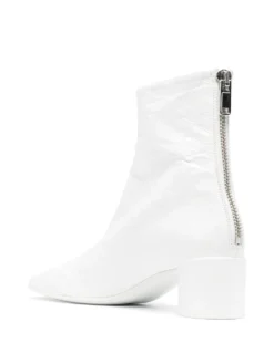 Femme MM6 Maison Margiela Bottines à Logo Imprimé -Épure Mode Promos Boutique 16031116 31321817 1000