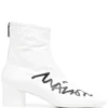 Femme MM6 Maison Margiela Bottines à Logo Imprimé