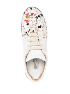 Femme Maison Margiela Baskets Replica à Effet Tâches De Peinture -Épure Mode Promos Boutique 16032524 31025031 1000