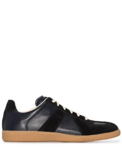 Homme Maison Margiela Baskets Replica En Cuir