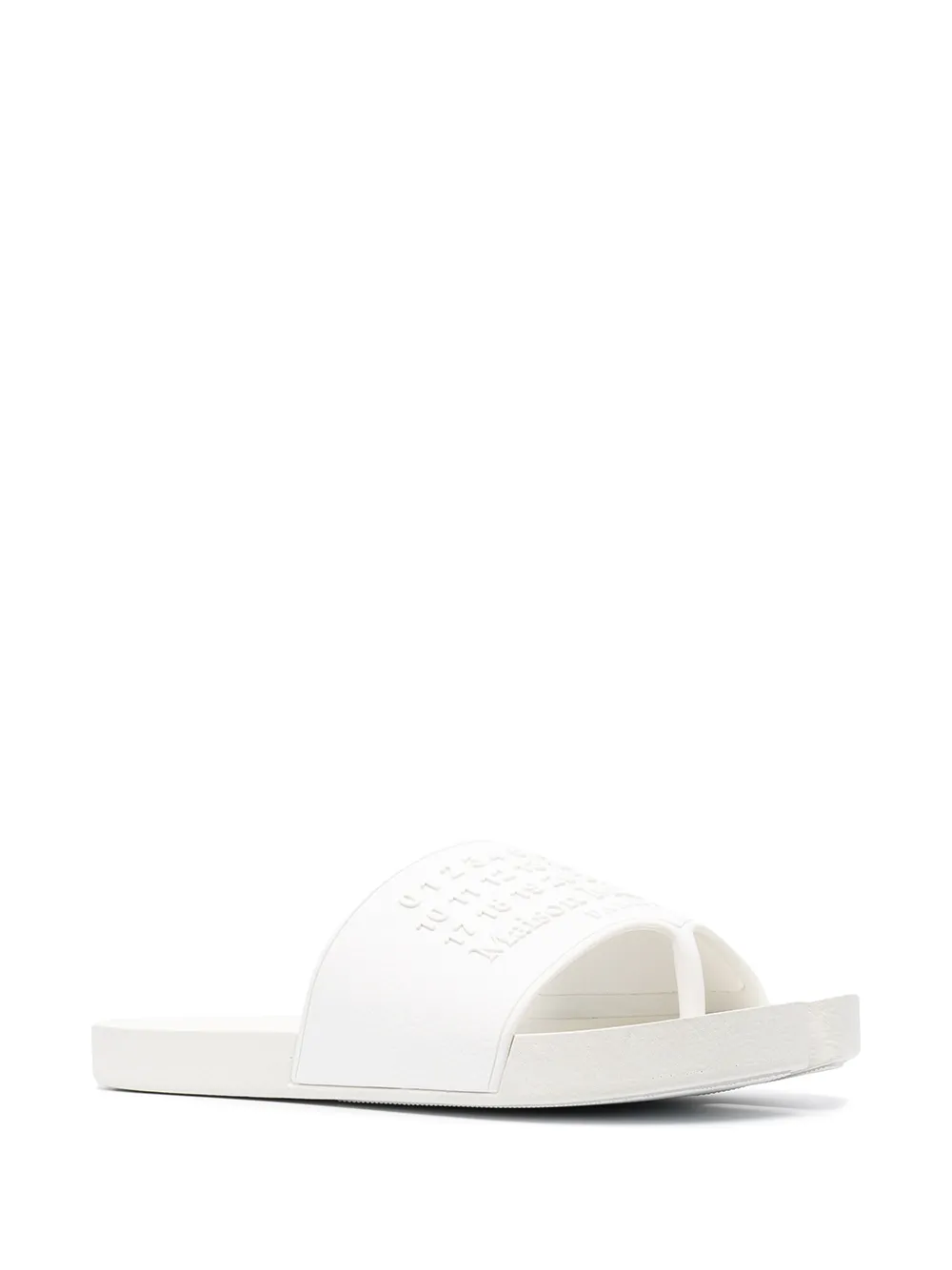 Homme Maison Margiela Claquettes Tabi à Logo Embossé 2 Homme Maison Margiela Claquettes Tabi à Logo Embossé – Image 2