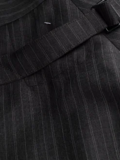 Homme Maison Margiela Pantalon De Costume à Fines Rayures -Épure Mode Promos Boutique 16664959 33257381 1000