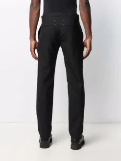 Homme Maison Margiela Pantalon Droit à Taille à Lien De Resserrage -Épure Mode Promos Boutique 16748335 33373787 1000