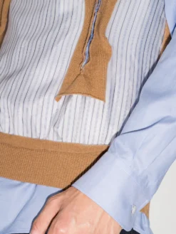 Homme Maison Margiela Chemise à Effet Superposé -Épure Mode Promos Boutique 16959111 36016043 1000