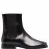 Femme Maison Margiela Bottines Tabi En Cuir