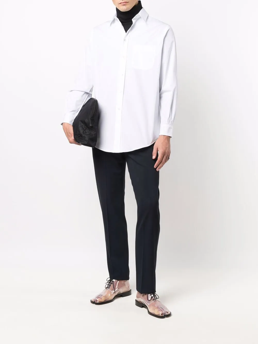 Homme Maison Margiela Chemise à Poche Poitrine Plaquée 2 Homme Maison Margiela Chemise à Poche Poitrine Plaquée – Image 2