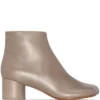 Femme MM6 Maison Margiela Bottines Anatomical 45 Mm à Bout Carré