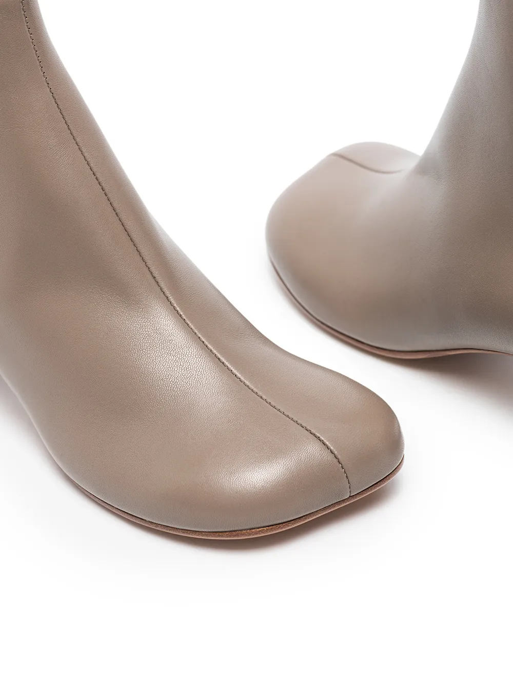 Femme MM6 Maison Margiela Bottines Anatomical 45 Mm à Bout Carré 4 Femme MM6 Maison Margiela Bottines Anatomical 45 Mm à Bout Carré – Image 4