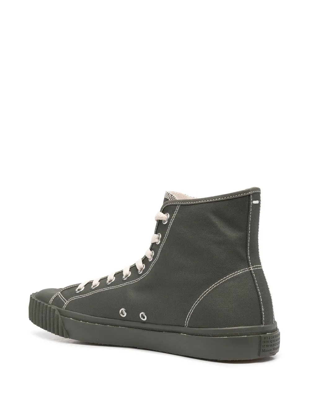 Homme Maison Margiela Baskets Montantes à Coutures Contrastantes 3 Homme Maison Margiela Baskets Montantes à Coutures Contrastantes – Image 3