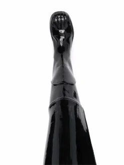 Homme Maison Margiela Bottes Hautes à Effet De Brillance -Épure Mode Promos Boutique 17443982 37324489 1000