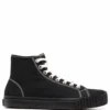 Femme Maison Margiela Baskets Montantes Tabi En Coton
