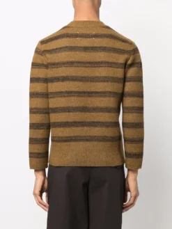Homme Maison Margiela Pull En Laine Mélangée à Rayures -Épure Mode Promos Boutique 17590318 37870891 1000