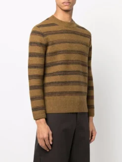 Homme Maison Margiela Pull En Laine Mélangée à Rayures -Épure Mode Promos Boutique 17590318 37871765 1000