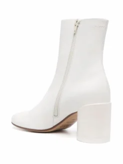Femme MM6 Maison Margiela Bottines Anatomic à Bout Carré -Épure Mode Promos Boutique 17630417 36805249 1000