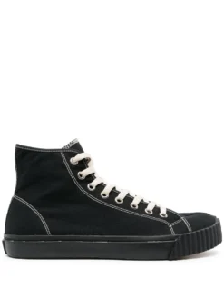 Homme Maison Margiela Baskets Montantes Tabi En Toile