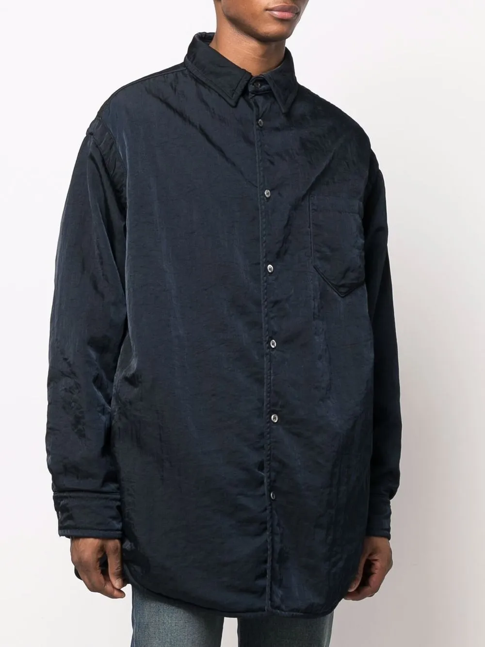 Homme Maison Margiela Surchemise à Coupe Oversize 3 Homme Maison Margiela Surchemise à Coupe Oversize – Image 3