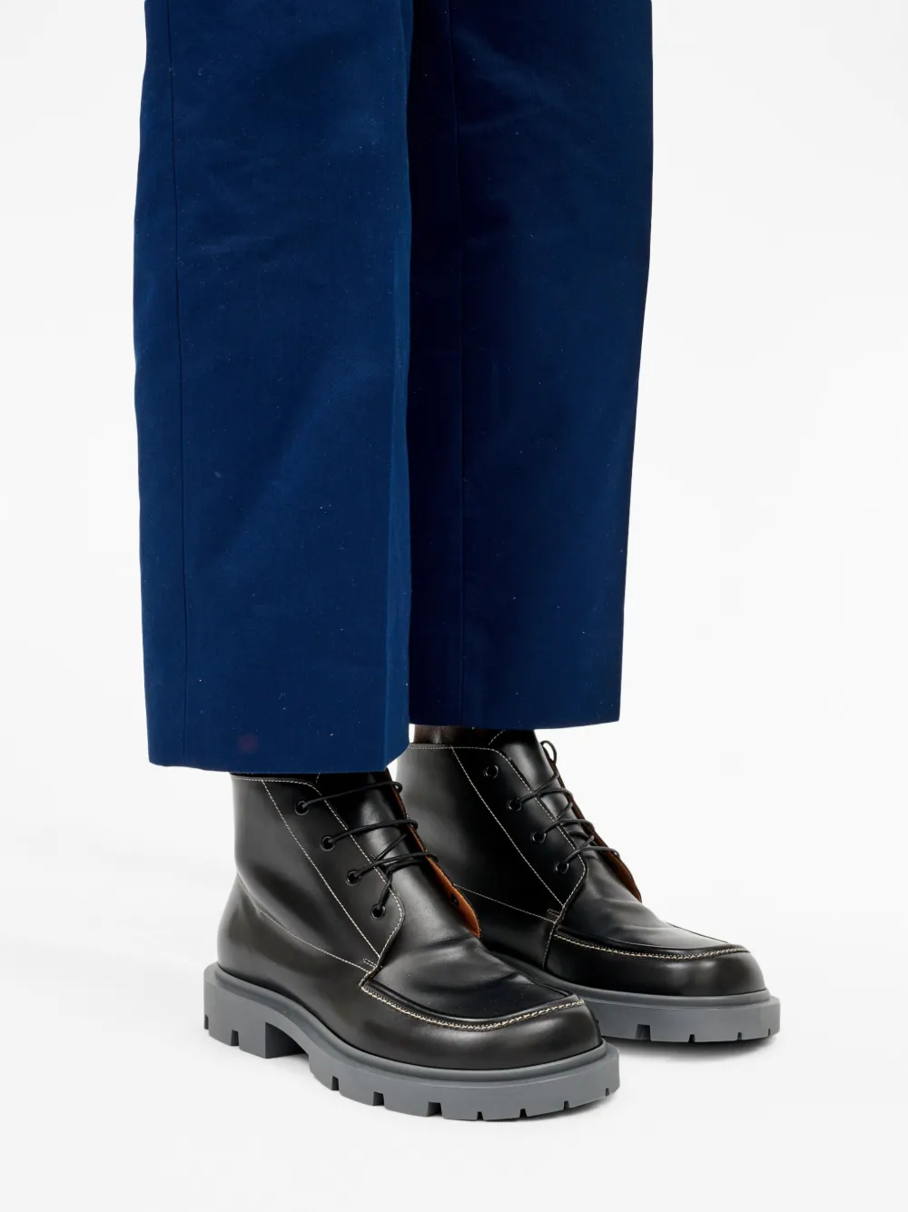 Homme Maison Margiela Bottines En Cuir à Lacets 6 Homme Maison Margiela Bottines En Cuir à Lacets – Image 6