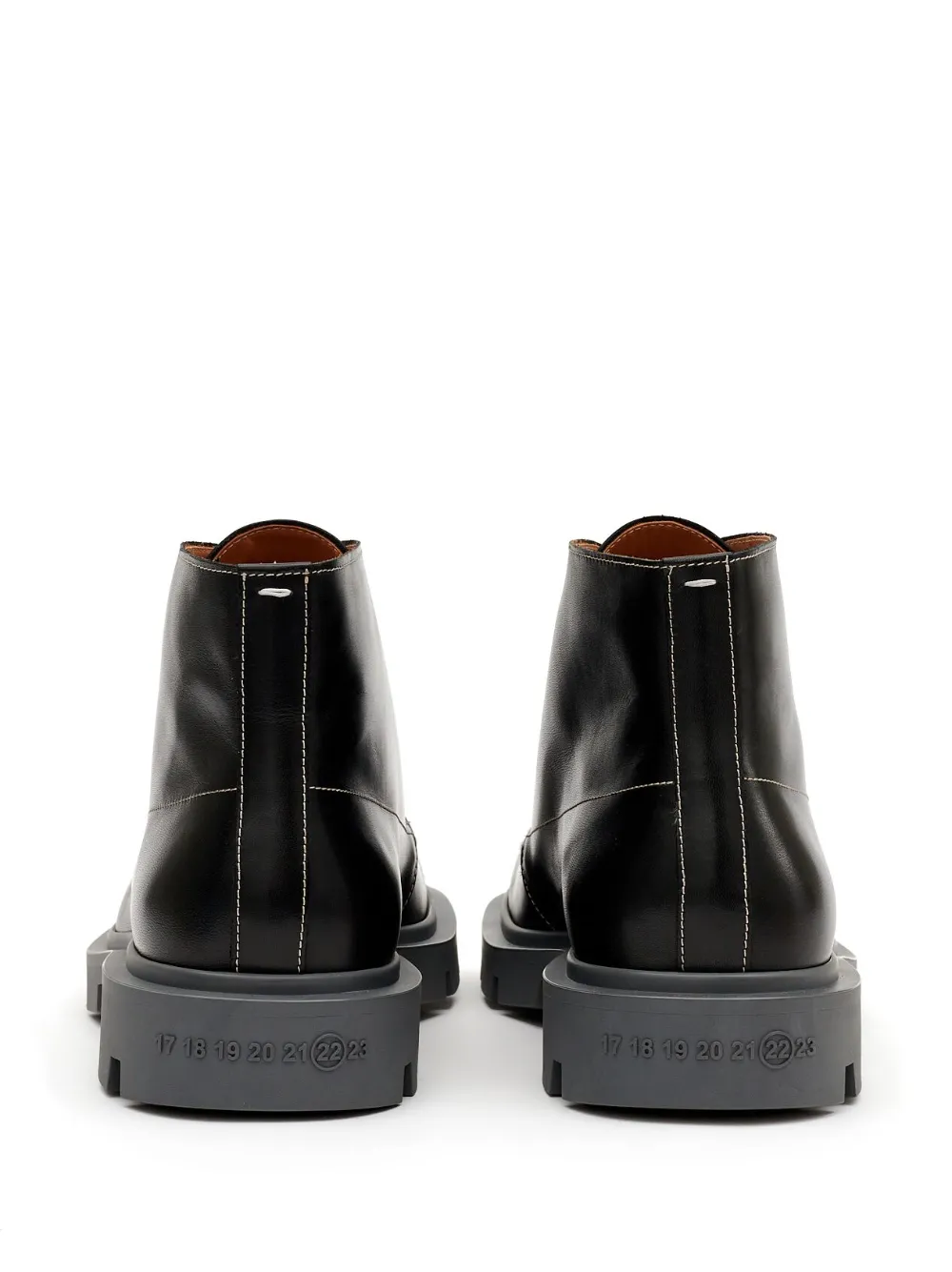 Homme Maison Margiela Bottines En Cuir à Lacets 3 Homme Maison Margiela Bottines En Cuir à Lacets – Image 3