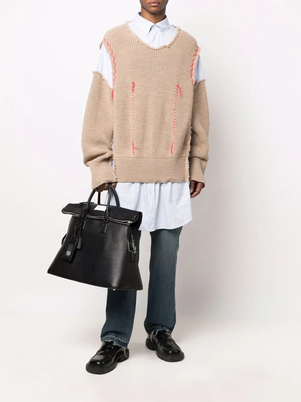 Homme Maison Margiela Sac à Main à Fermeture Zippée 2 Homme Maison Margiela Sac à Main à Fermeture Zippée – Image 2