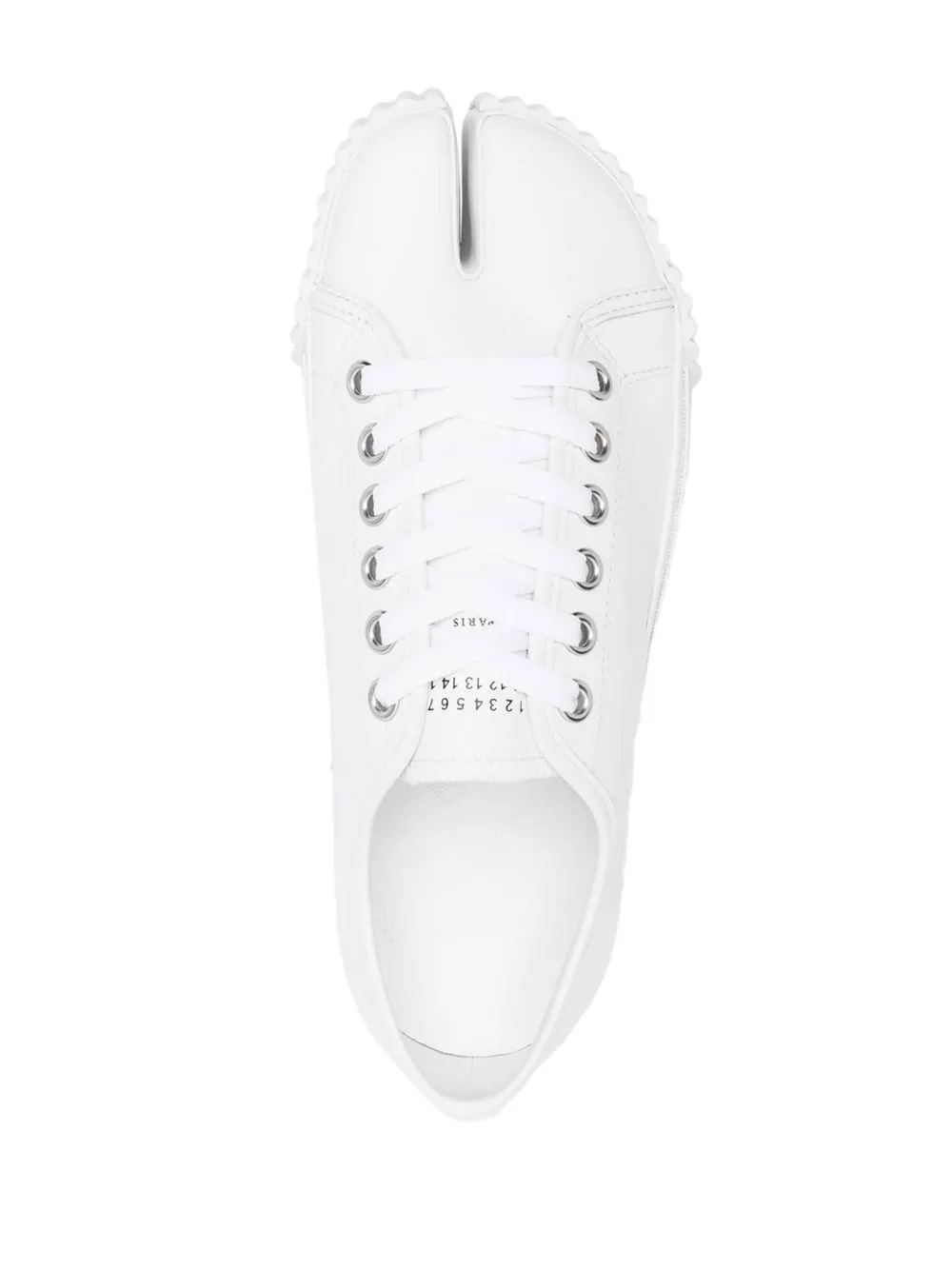 Femme Maison Margiela Baskets En Cuir à Bout Tabi 4 Femme Maison Margiela Baskets En Cuir à Bout Tabi – Image 4