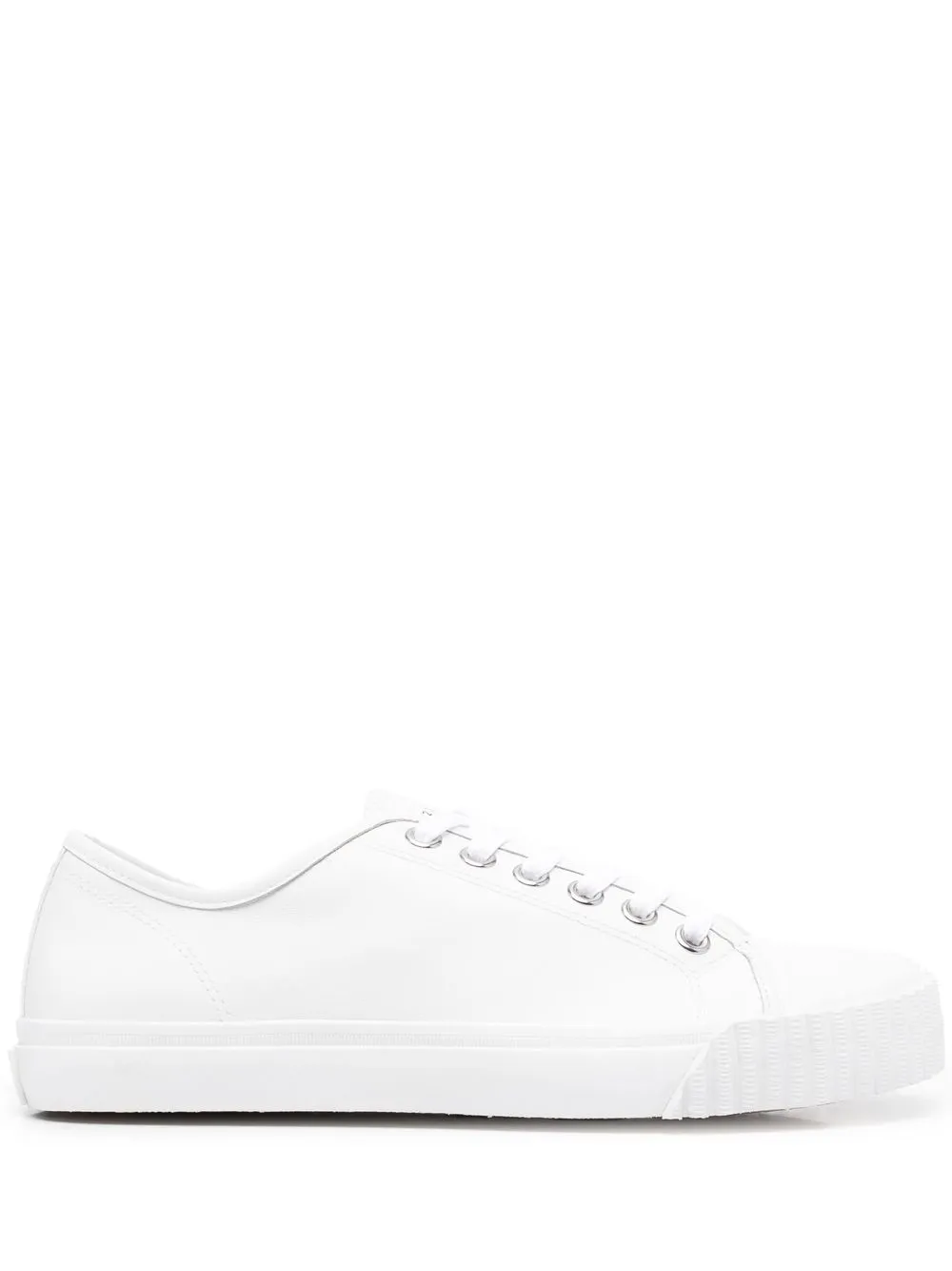 Femme Maison Margiela Baskets En Cuir à Bout Tabi 1 Femme Maison Margiela Baskets En Cuir à Bout Tabi