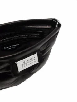 Homme Maison Margiela Sacoche En Cuir Matelassé -Épure Mode Promos Boutique 17752030 37784969 1000