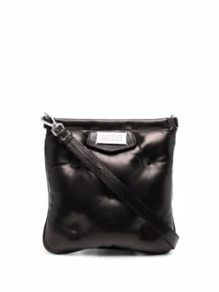 Homme Maison Margiela Sacoche En Cuir Matelassé