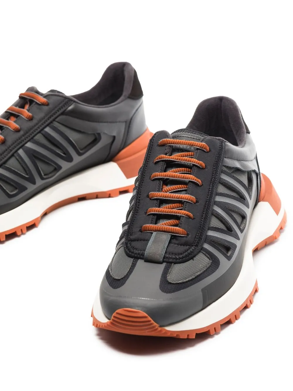 Homme Maison Margiela Baskets à Design Bicolore 2 Homme Maison Margiela Baskets à Design Bicolore – Image 2