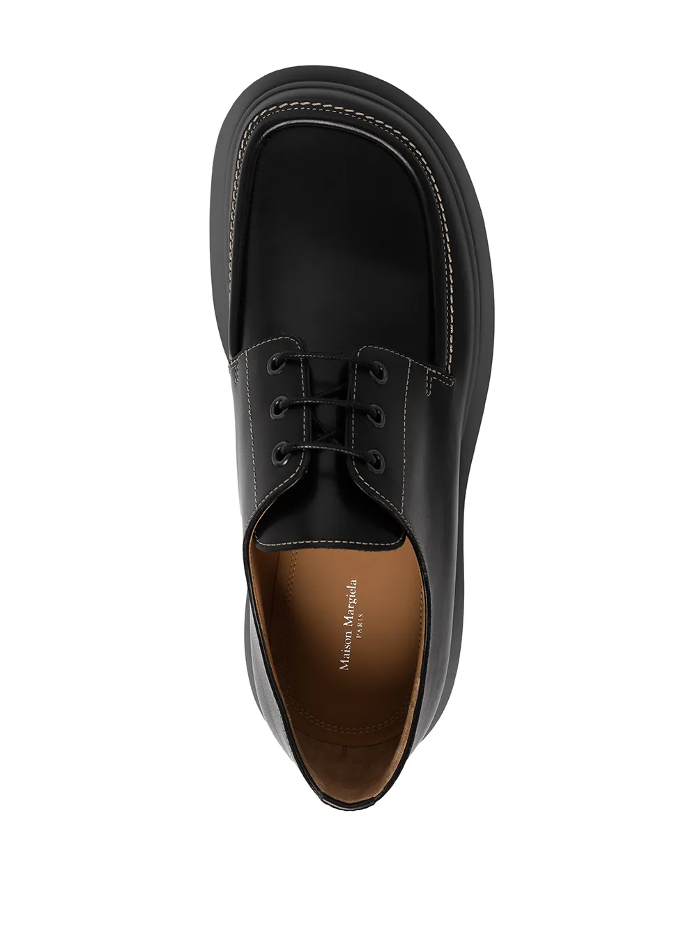 Homme Maison Margiela Mocassins Lacés à Semelle Crantée 4 Homme Maison Margiela Mocassins Lacés à Semelle Crantée – Image 4