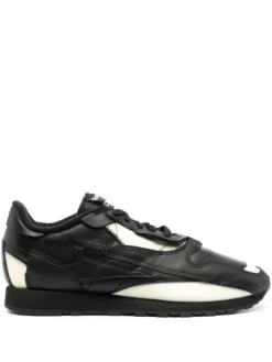 Homme Maison Margiela X Reebok Baskets En Cuir à Empiècements