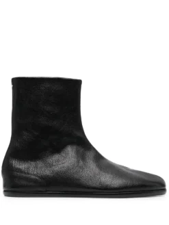 Homme Maison Margiela Bottes En Cuir à Bout Tabi
