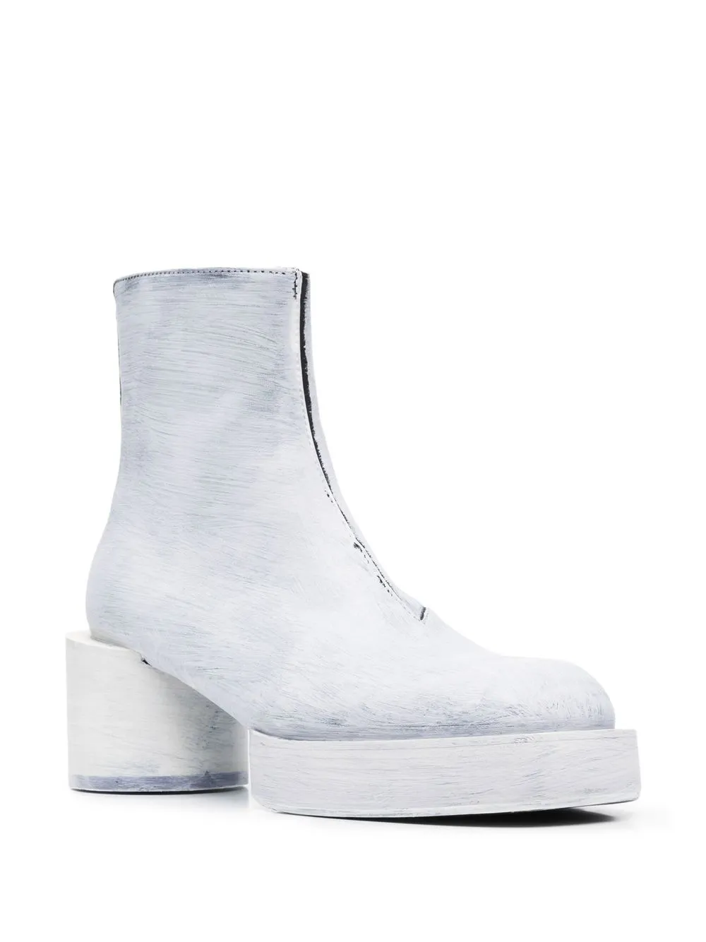 Femme MM6 Maison Margiela Bottes à Design Peint à La Main 2 Femme MM6 Maison Margiela Bottes à Design Peint à La Main – Image 2