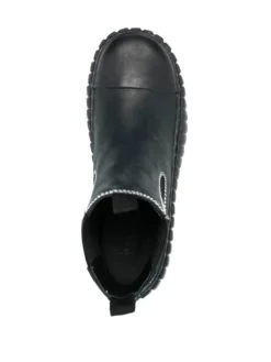 Femme MM6 Maison Margiela Bottines à Coutures Contrastantes 7 Femme MM6 Maison Margiela Bottines à Coutures Contrastantes -Épure Mode Promos Boutique 18379469 40636592 1000