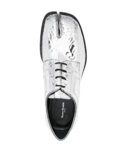 Homme Maison Margiela Derbies Métallisées Tabi à Lacets -Épure Mode Promos Boutique 18438702 40668115 1000
