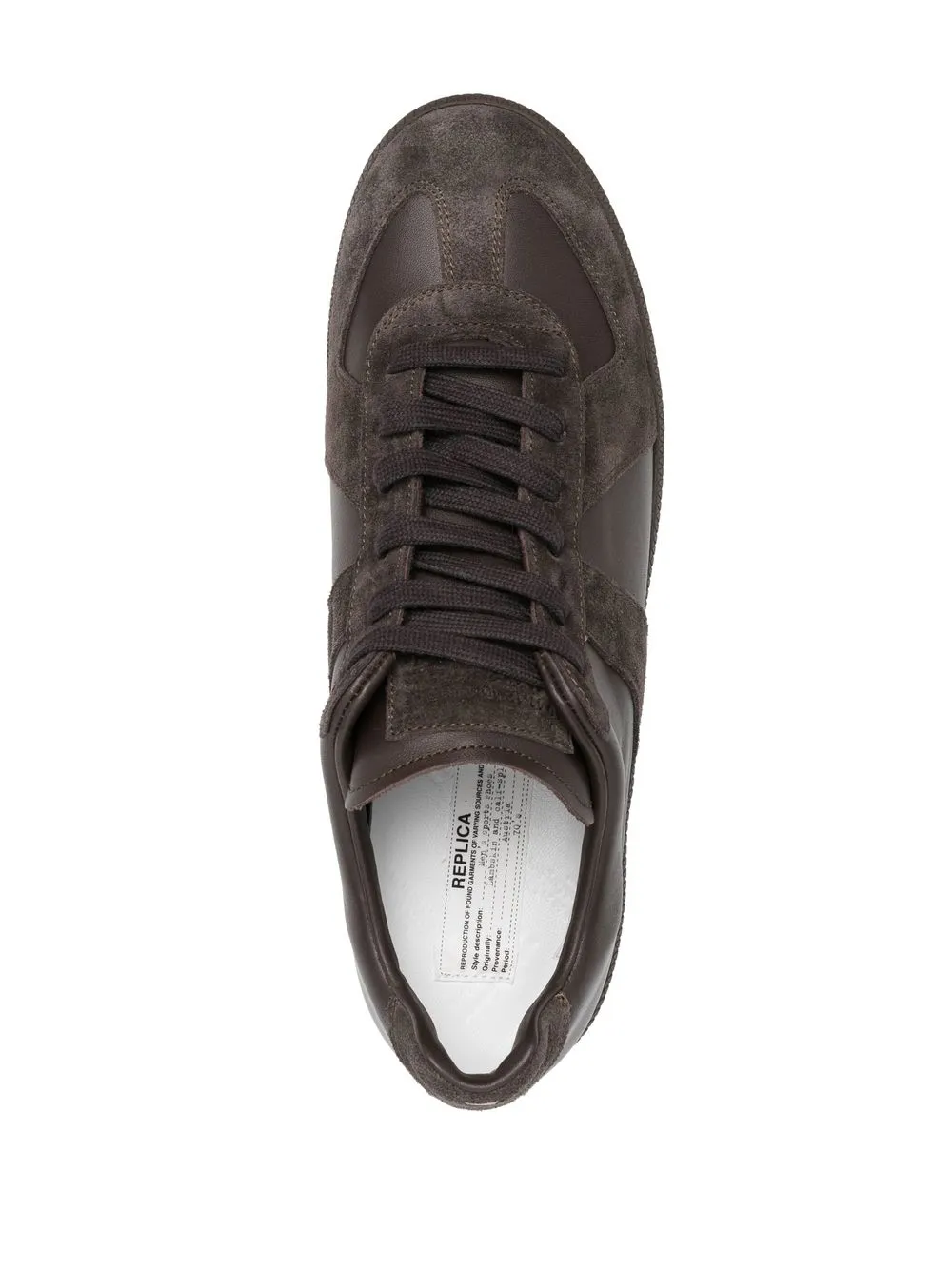 Homme Maison Margiela Baskets En Daim à Empiècements Contrastants 4 Homme Maison Margiela Baskets En Daim à Empiècements Contrastants – Image 4