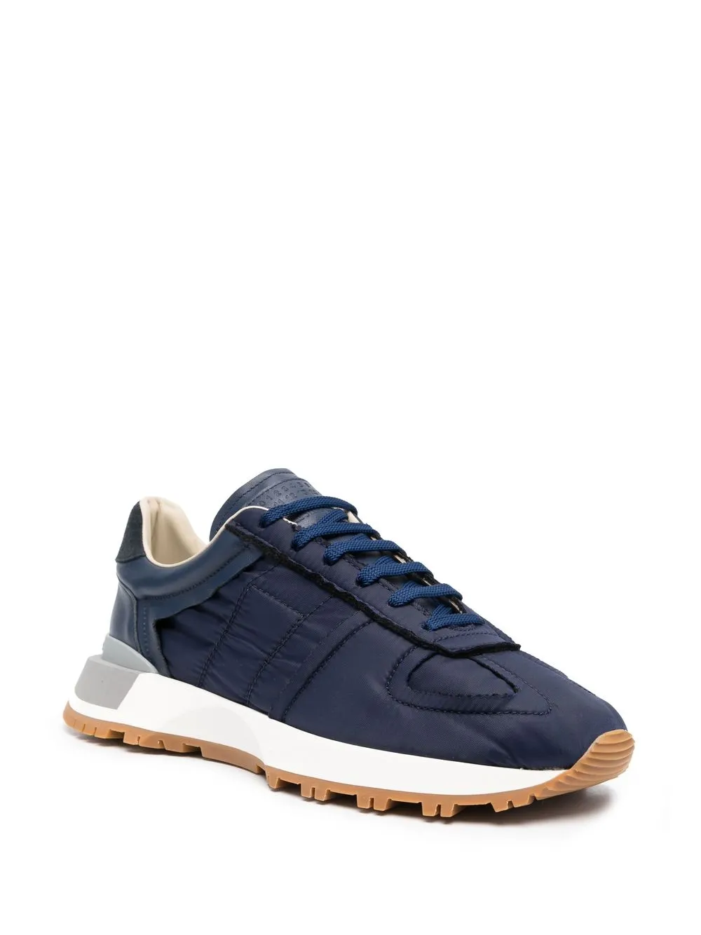 Homme Maison Margiela Baskets En Cuir à Design à Empiècements 2 Homme Maison Margiela Baskets En Cuir à Design à Empiècements – Image 2