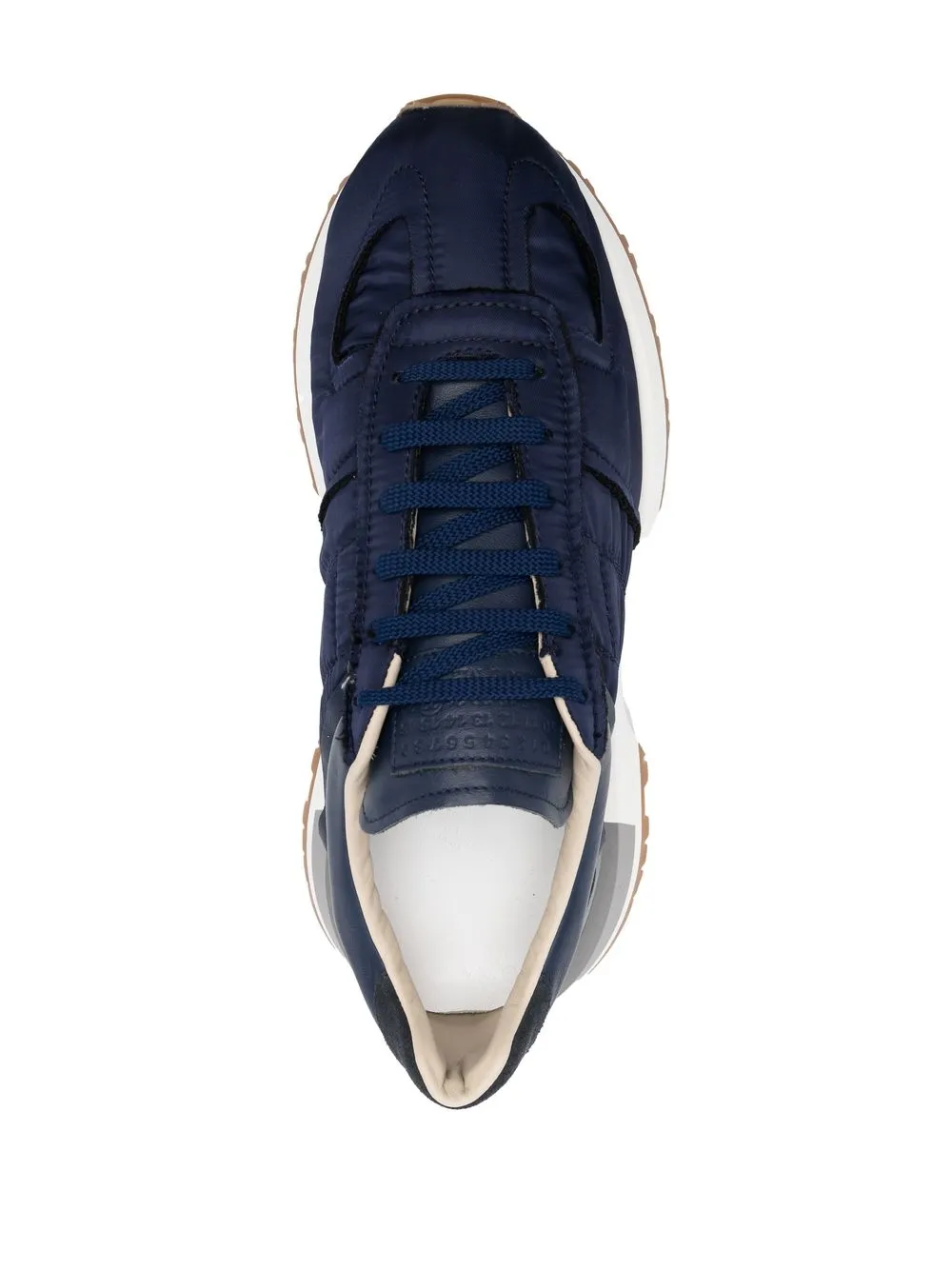 Homme Maison Margiela Baskets En Cuir à Design à Empiècements 4 Homme Maison Margiela Baskets En Cuir à Design à Empiècements – Image 4