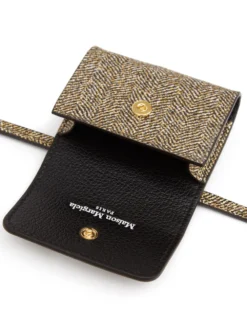 Homme Maison Margiela étui Pour écouteurs En Cuir à Chevrons -Épure Mode Promos Boutique 18440708 44937975 1000