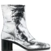 Homme Maison Margiela Bottines à Effet Métallisé