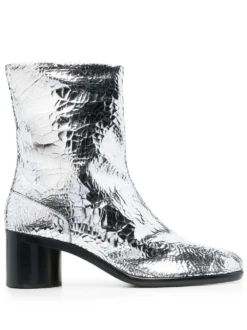 Homme Maison Margiela Bottines à Effet Métallisé