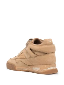 Homme Maison Margiela Baskets Montantes En Daim -Épure Mode Promos Boutique 18524992 40306044 1000