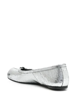 Femme Maison Margiela Ballerines Métallisées à Bout Tabi -Épure Mode Promos Boutique 18535799 40220319 1000