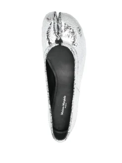 Femme Maison Margiela Ballerines Métallisées à Bout Tabi -Épure Mode Promos Boutique 18535799 40220321 1000